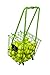 HOPARAZZI Pro Elite 125 Tennis Ball Basket, Go-Go-Go Green