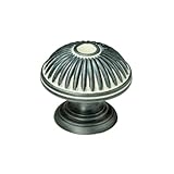 Continental Hardware RL061008 - 1-1/2 in. (38mm) Sumner Street Vintage Round Cabinet Knob - White-Washed Pewter