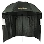 Michigan Fishing Umbrella with Top Tilt and Sides/Windows Brolly Shelter 86 Inch
