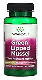Swanson - Grünlippmuschel Kapseln | Unterstützt die Gelenkbeweglichkeit, Gefriergetrocknet - 60 Kapseln