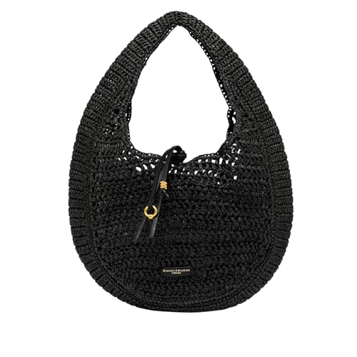 Sac à bandoulière Gianni Chiarini paille noire contre les sacs lourds