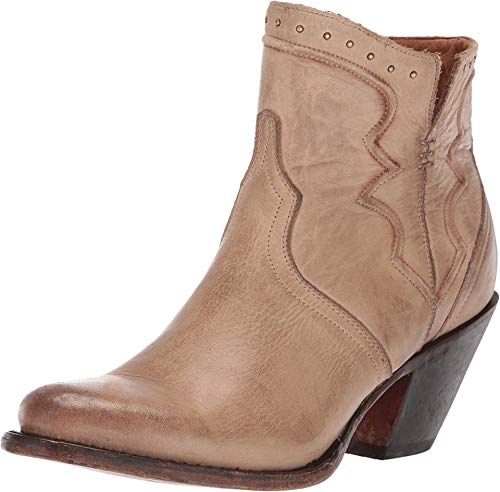Lucchese Women's Karla Fashion Booties Round Toe Natural 10 M