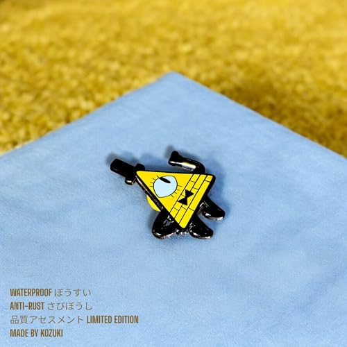 Bill Cipher Pin Bill Cipher Enamel Pin Cute Cartoon Enamel Pins Cartoon Lapel Pin Brooch Badge for Backpack Jackets Funny Cartoon Pins for Gift Anime Enamel Pin for Clothing Hat Decoration4