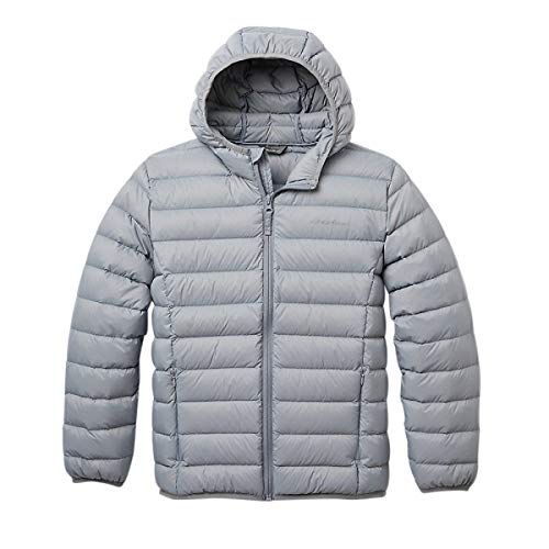 Eddie Bauer Kids' Jacket – Ultralight Weather Resistant Insulated Quilted Puffer Coat For Boys And Girls (3-16), Size 5-6, Grey #TOP26