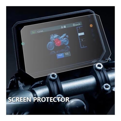 Écran anti-rayures moto MT07 protection compteur sans reflets