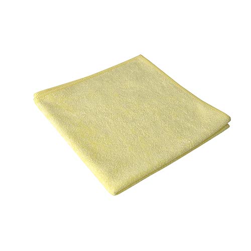 Sito 10 Microfasertücher 40 cm x 40 cm gelb | Folienbeutel (10 Stück)