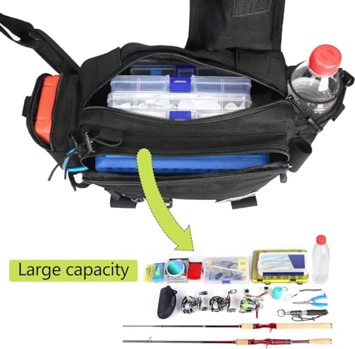Sac à dos de pêche imperméable et résistant à l'usure - 4