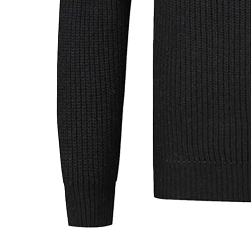 Pull zippé homme col montant gaufré style casual chic - 3