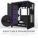 NZXT H9 Flow RGB (2025) – Large Dual-Chamber ATX Mid-Tower Airflow PC Case – Includes 1 x 420mm RGB Fan Unit & 1 x 120mm Fan – 420mm Radiator Support – Tempered Glass – Back-Connect Ready – Black