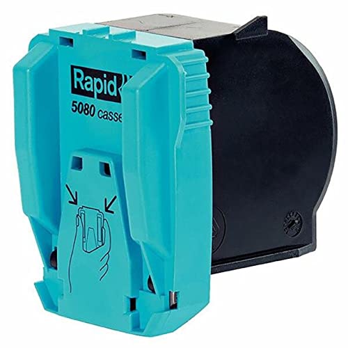 Rapid R5080 Staple Refill Cassette, for Stapling up to 80 Sheets, Use with The Rapid 5080e Electric Stapler, Includes 5000 Staples, 20993700