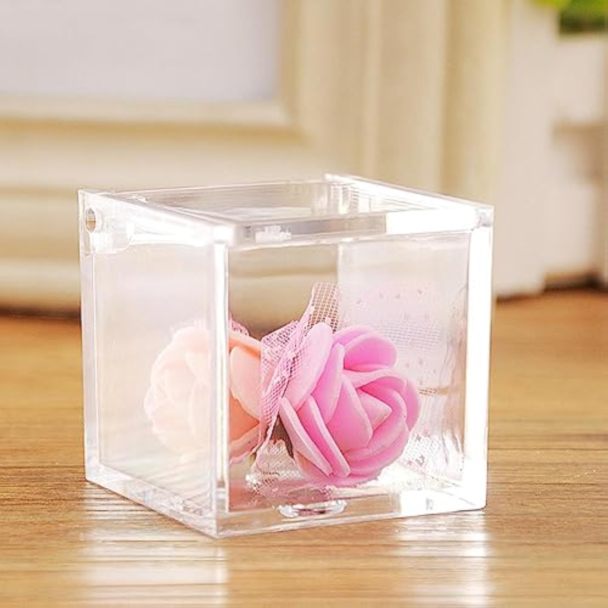 Acrylic Clear Box with Lids Transparent Gift Box