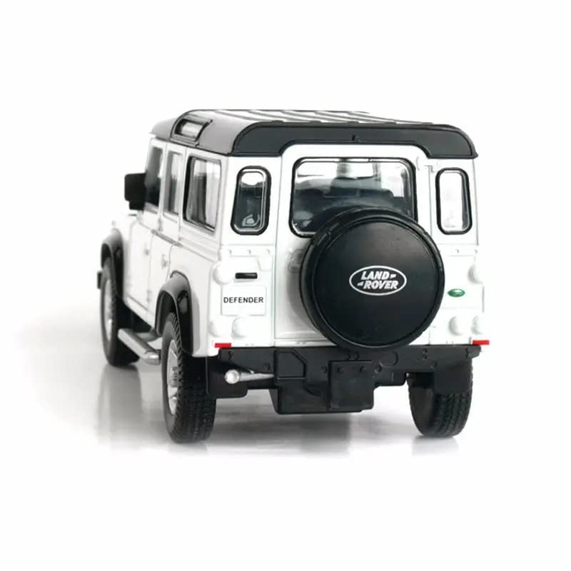 Image of Alloy Car Model Diecasts Metal Toy with Sound /Light /Pull-Back Off-Road Vehicles Car Model Collection Kids Toys Gift Multicolor Pack of 1 (Defender White)