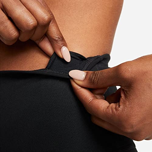 NIKE Women's One Df Hr Leggings, Black White, M UK - Image 5