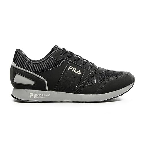 Tenis Fila Classic Runner, Masculino, Preto/Cinza/Bege, 41