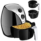 friteuse ohne fett tefal rezepte 🍗【Einfach zu bedienen】 Die Friteuse fettfrei ist einfach zu installieren und zu demontieren, was die Verwendung bequemer macht. Mit 2 runden Knöpfen können Sie schnell köstliche Gerichte genießen, indem Sie einfach den Temperatur- und Timer-Knopf je nach Bedarf anpassen. Das abnehmbare Design erleichtert die Reinigung und der Frittierkorb kann in der Spülmaschine gereinigt werden
