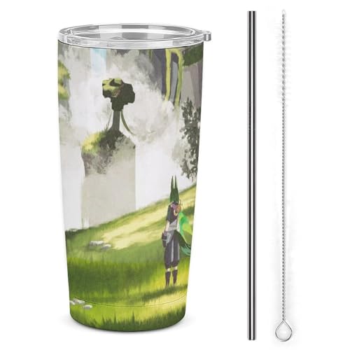 コップ 原神 提?里 Tighnari ティナリ マグカップ 車用 タンブラー メンズ 車載 自動車カップ 魔法瓶 水筒 水カップ ポット 旅行杯 ケトル コーヒーカップ ストロー付き レディース 蓋付き 持ち運び マグボトル ステンレス鋼 ダイレクトタイ