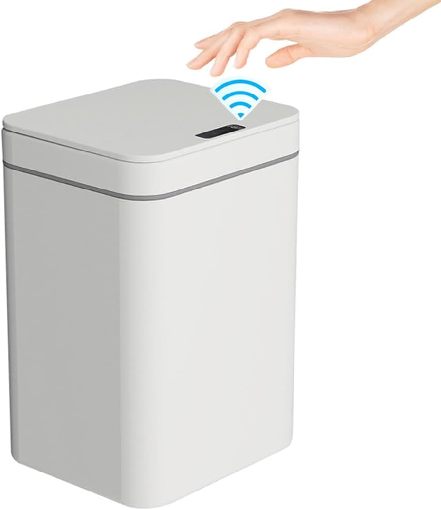 ANTOLE Automatic Trash Can,16L Bathroom Touchless Trash Can,Smart