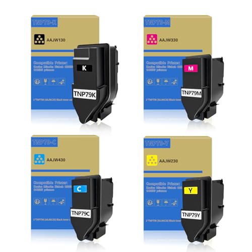 未使用KONICA MINOLTA bizhub TNP79 トナー4色セット Amazon.co.jp: RAKUNI TNP79 TNP-79 大容量トナーカートリッジ Konica