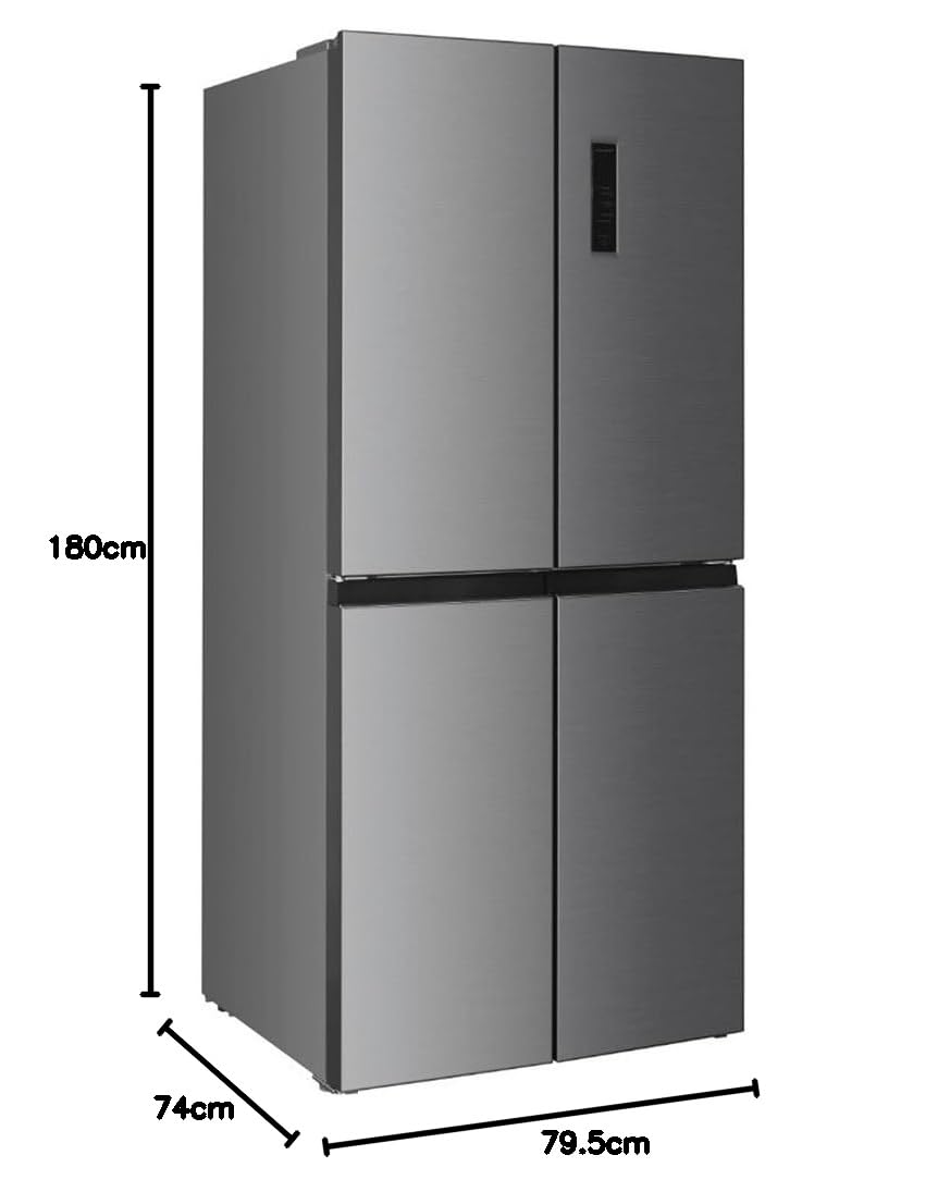 Beko GNO46623MXPN Frigorífico 4 Puertas No Frost 466L Clase D Inox