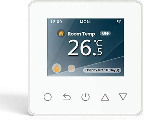 Termostato Wi-Fi ThermoLife ET81W con display a colori – Bianco