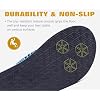 KuaiLu Men's Flip Flops Arch Support Summer Beach Pool Water Thong Sandals Waterproof Rubber Walking Shoes