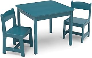 Delta Children MySize Kids Wood Table and Chair Set (2 Chairs Included)