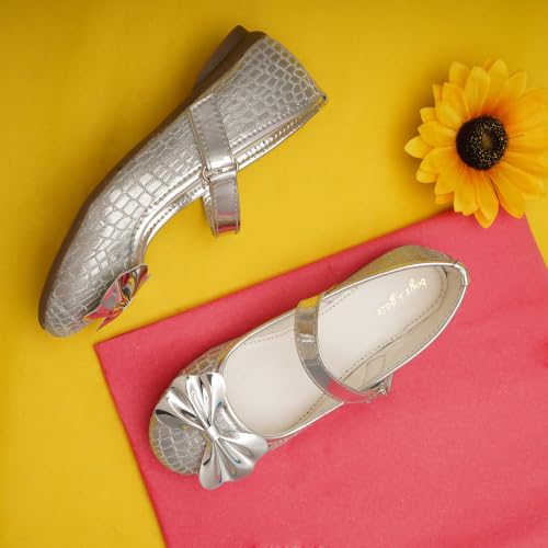Image of BALLERINAS Kids - Footwear For Girls Comfortable Casual & Function | PU - Material |Design - BG5112| Closure- Velcro
