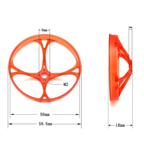 Eviter la casse avec les protections d'hélice 56 mm pour drone M2 - 4