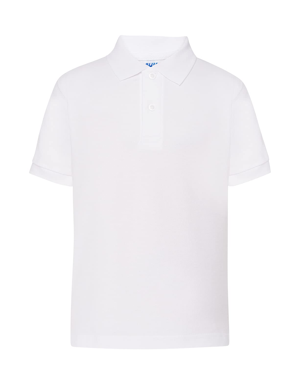 Mister Patch Poloshirt für Kinder – Mädchen – Unisex von 2 bis 14 Jahren – Weiß, Marineblau, Rot, Königsblau, 100 % Baumwolle