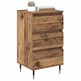 【Dimensions et construction】 Mesurant 35 x 40 x 70 cm, ce buffet t'offre plein de rangement sans prendre trop de place chez toi. Sa construction robuste provient du bois d'ingénierie et d'un design élégant avec des pieds en poteau qui offrent un support fiable pour tout ce que tu dois ranger. Parfait pour buffet moderne et rangement pour le salon.