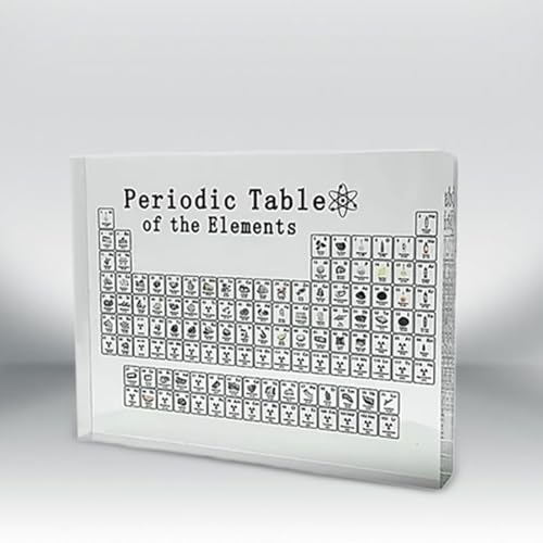 Kuntesetty Conjunto de Exibição de Tabela Periódica de Química para Professores E, Pequeno