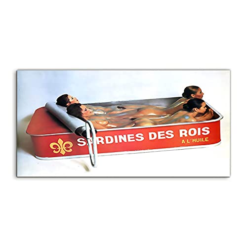 Image acrylique 120x60cm King Sardines au design haut de gamme