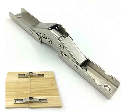 90-Degree Folding Door/Shelf Hinge, Hidden Bracket, Table Holder, Furniture (2-Piece) - Thumbnail 3