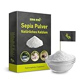 Sepia King - Sepia-Pulver - Kalzium für Schildkröten, Bartagame, Reptilien - gemahlene Sepiaschalen - Futter Bestäuben, Insekten - Futterkalk, Kalk Terrarium - 50g