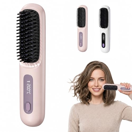 Spazzola Sovalya per Capelli Corti, a Ricarica Wireless e Ioni