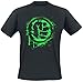 Produktbild Hulk Fist Symbol Männer T-Shirt schwarz L 100% Baumwolle Fan-Merch, Film, Marvel Comics, Superhelden