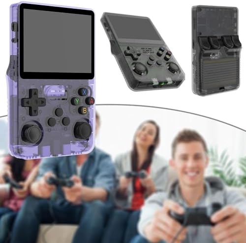 Console de jogos portátil retrô, console de videogame R36S de código aberto, sistema Linux, tela IPS