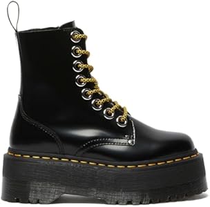 Dr. Martens Jadon Max Black UK 6 (US Women's 8) | Amazon.com.br