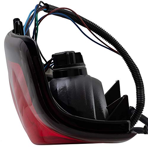 Epic Lighting Amoe Replacement Rear Brake Tail Lights W/Harness & Bulbs Compatible For Chevrolet 04-06 Silverado 1500 2500 3500 Fleetside 07 Classic [ Gm2800174 19169004 Gm2801174 19169005 ] Pair #TOP5