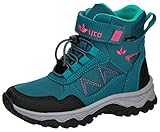 Lico John VS Cross-Laufschuhe, Petrol/pink/schwarz, 37 EU