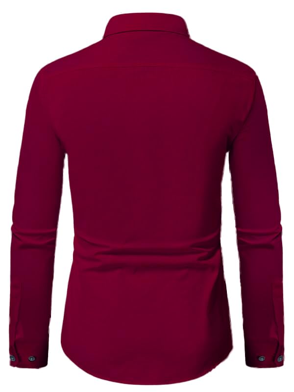 Image of Vida Loca Full Sleeve Spread Collar Cotton Blend Casual, Festival Stylish Slim fit Shirt for Men and Boys.