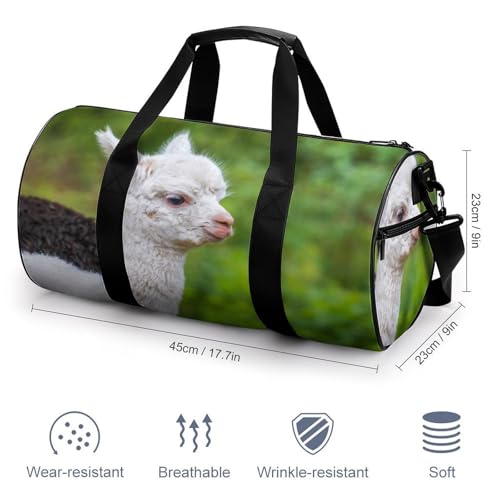 Sac de voyage alpaga naturel pour le week-end et le camping