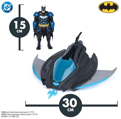 Spin Master Batwing + Figurine 15 Cm Batman Batman Ninja Strike - vue 3