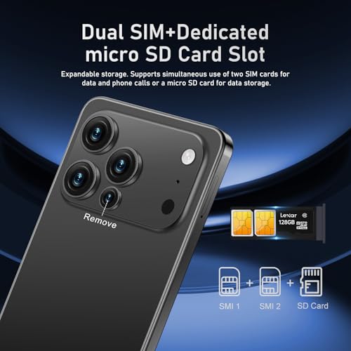 17 PMAX Unlocked Phone 16GB 512GB Android 15 Large HD Screen - Image 5