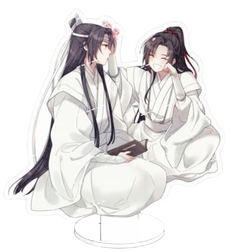 Sonsoke Anime Lan Wangji & Wei Wuxian - Figura de acrílico de pé para figuras de jogo, coleção de modelos, mesa periférica, decoração de cosplay (foto de grupo 9)