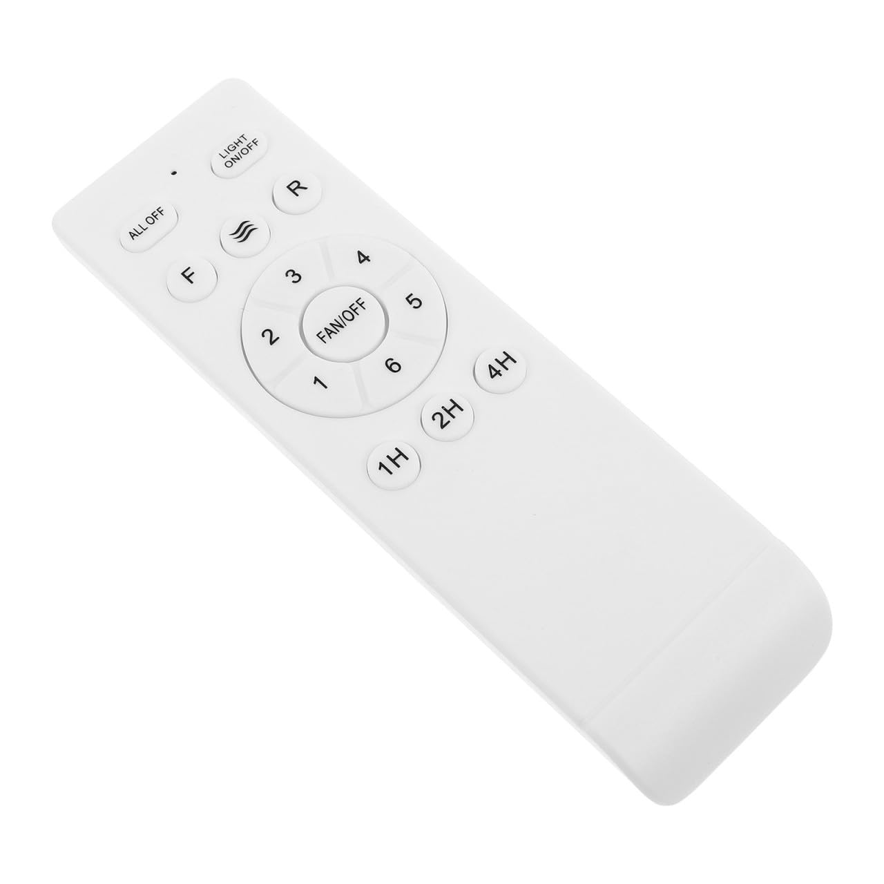 Control Remoto para Ventiladores de Techo con Luz, Control de Velocidad y Temporizador, Dispositivo Remoto de Plástico 433 Mhz Adecuado para Verano