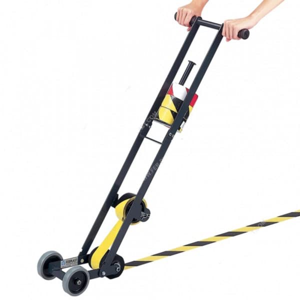 StickersLab - Carrello applicatore traccialinee per nastro adesivo con larghezza fino a mm 100