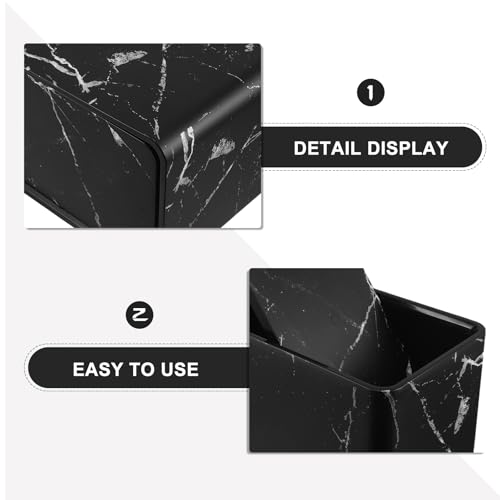 Poubelle cuisine étroite noire 20l rectangle DOITOOL - 3