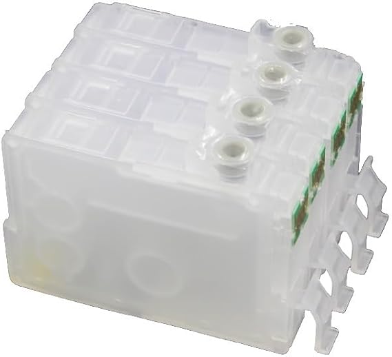604 604XL Empty Refillable Ink Cartridge Compatible with Ep-Son XP-2200 XP-2205 XP-3200 XP-3205 XP-4200 XP-4205 WF-2910 WF-2950 WF-2935 2930 (Color : One time chip)