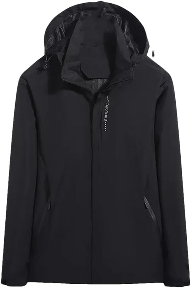 WoMens Outdoor Windbreaker Lightweight Packable Jacket Windproof And Dustproof Hooded Water Repellent Jackets